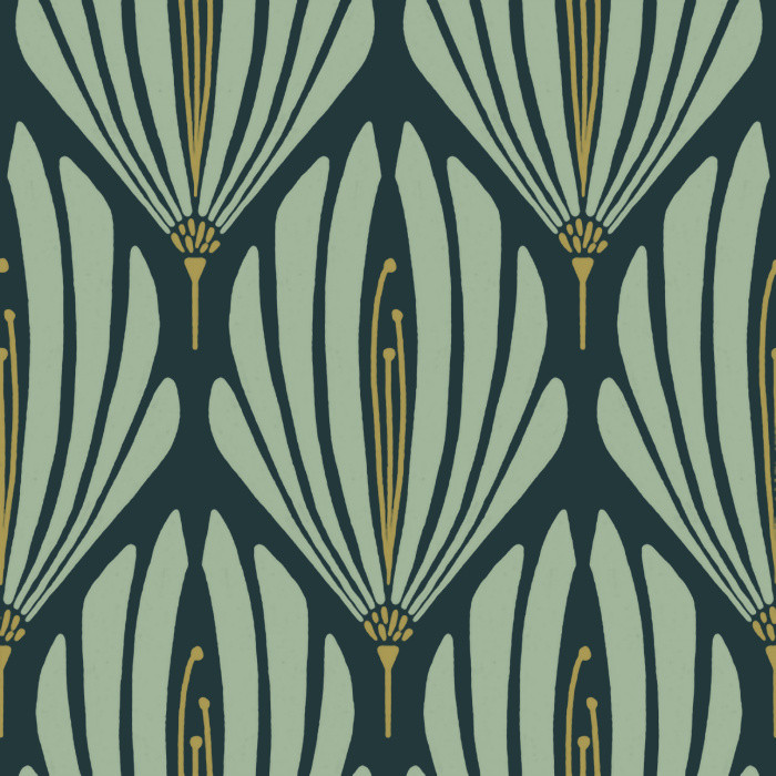 Fanning Florals Wallpaper | Love vs. Design