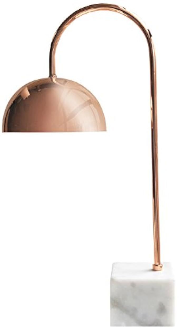 American Atelier Desk Lamp Rose Gold Metal with Marble Base | Amazon (US)