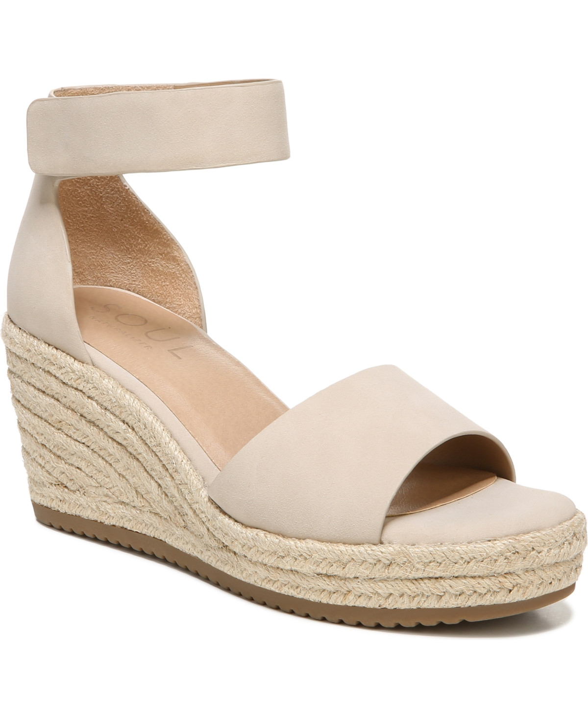 Soul Naturalizer Oakley Ankle Strap Wedge Sandals Women's Shoes | Macys (US)