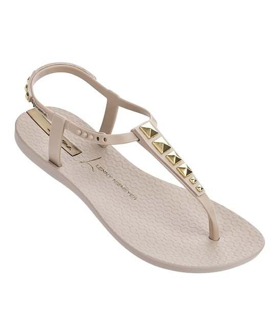 Ipanema Women's Sandals BEIGE/BEIGE_21002 - Beige & Beige Lenny Rocker Sandal - Women | Zulily