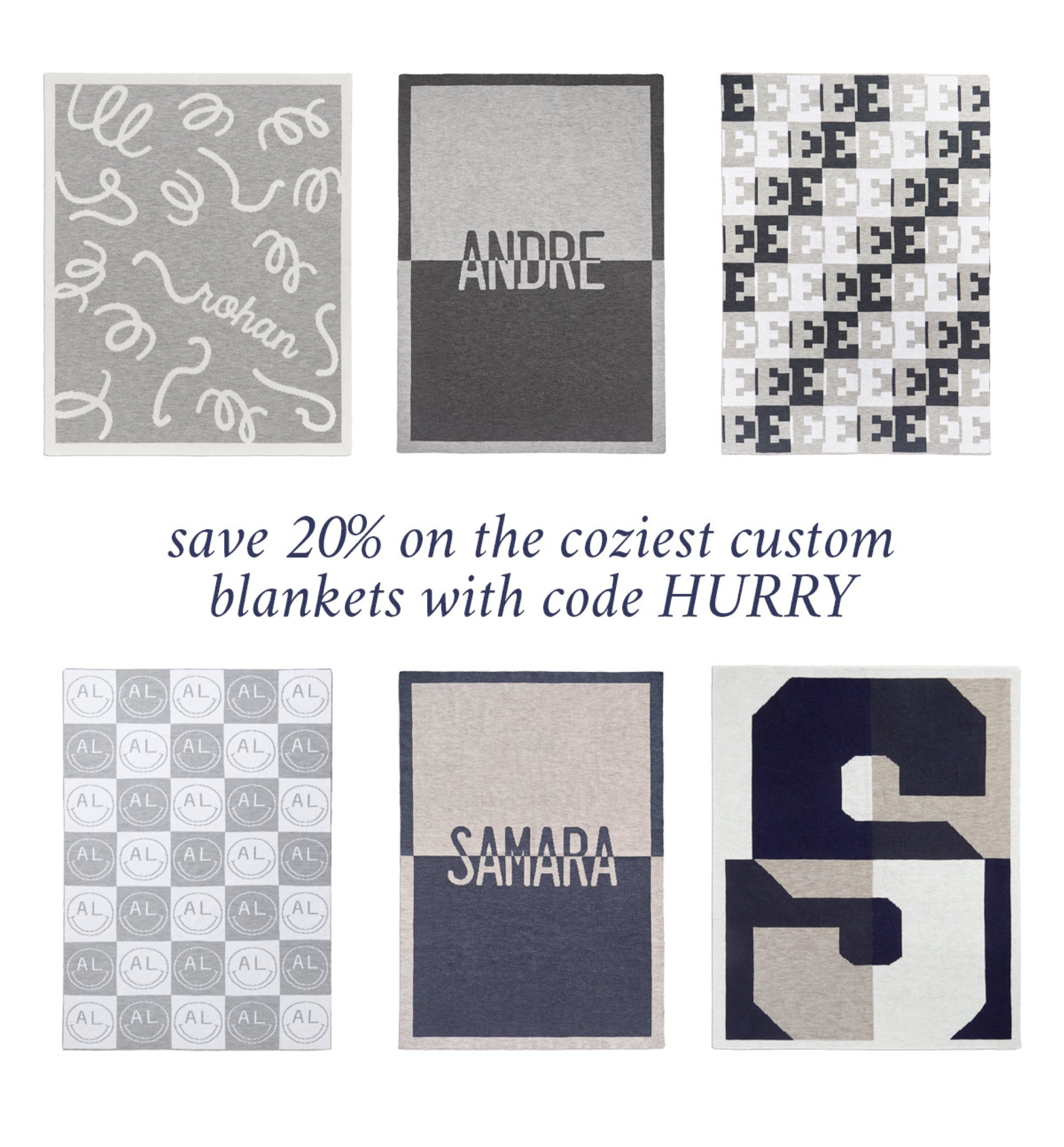 Use code HURRY for 20% off these custom monogrammed blankets! They are SO cozy in person ☁️

#LTKhome #LTKHoliday #LTKunder100