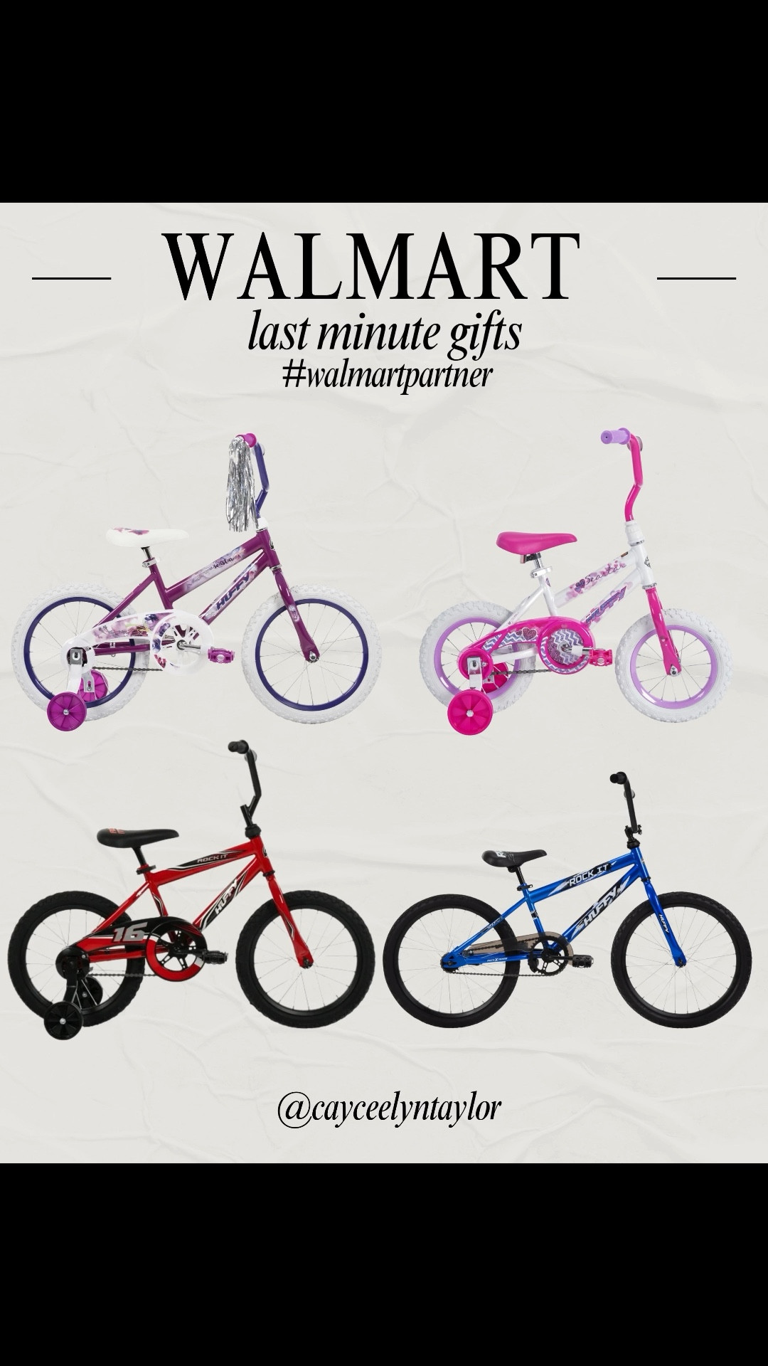#WalmartPartner One thing about me… I will ALWAYS wait until the last minute. 😂 If your kids have a bike on their wishlist too, Walmart has so many cute and affordable options that still arrive in time. Mom’s helping moms with the last minute scramble! 🚲💙 @walmart


#LTKKids #LTKHoliday #LTKGiftGuide
