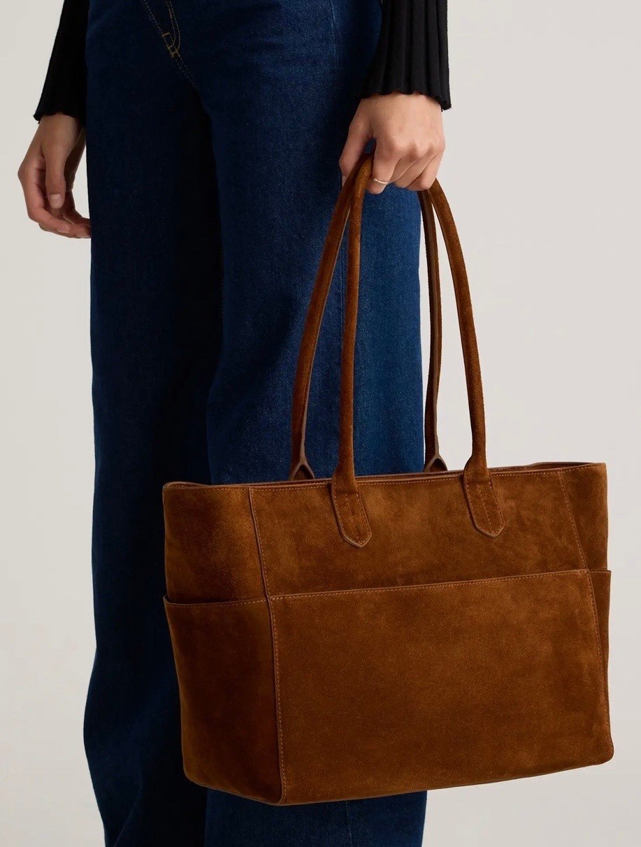 Deep chocolate brown suede bag that is so pretty for fall!! 🍁🍂

#LTKdayinmylife #LTKgrwm #LTKootd
