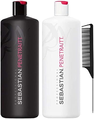 SB Penetraitt Strengthening and Repair Shampoo & Conditioner Duo Plus Get Free Black Steel Comb (33. | Amazon (US)