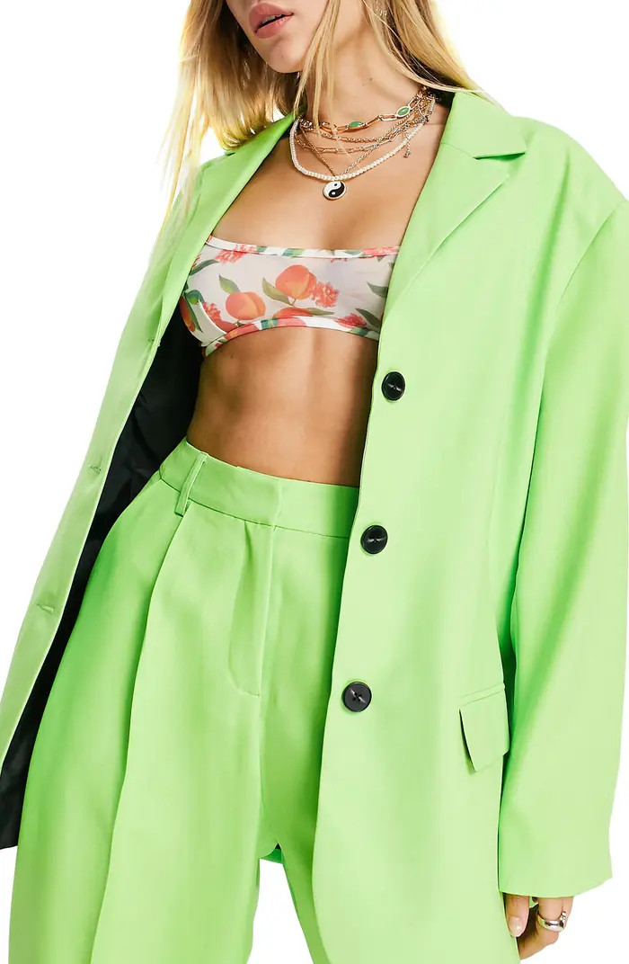 Topshop Oversize Single Breasted Blazer | Nordstrom | Nordstrom