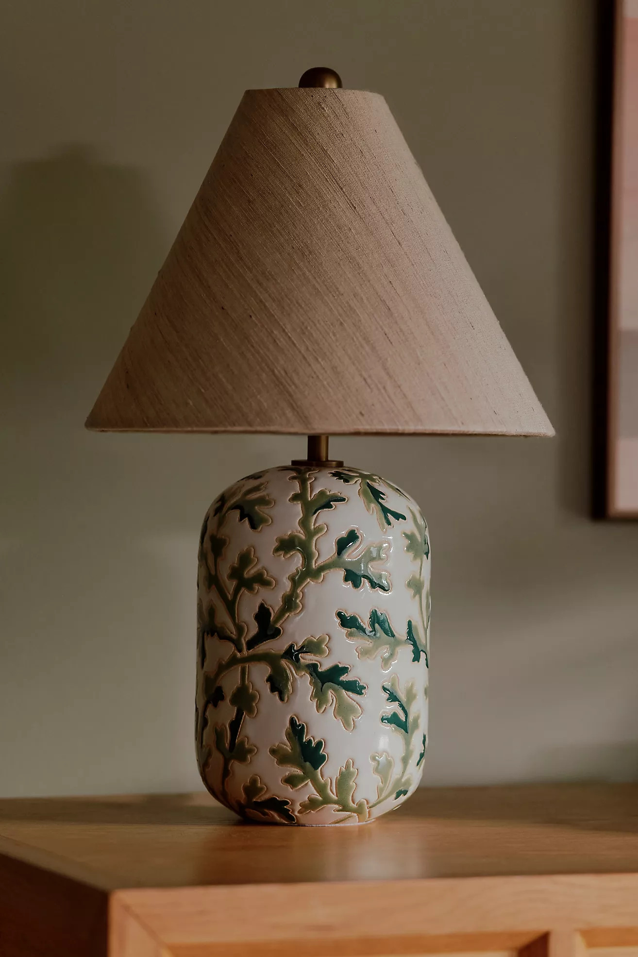 Kaia Wax Resist Ceramic Table Lamp | Anthropologie (US)