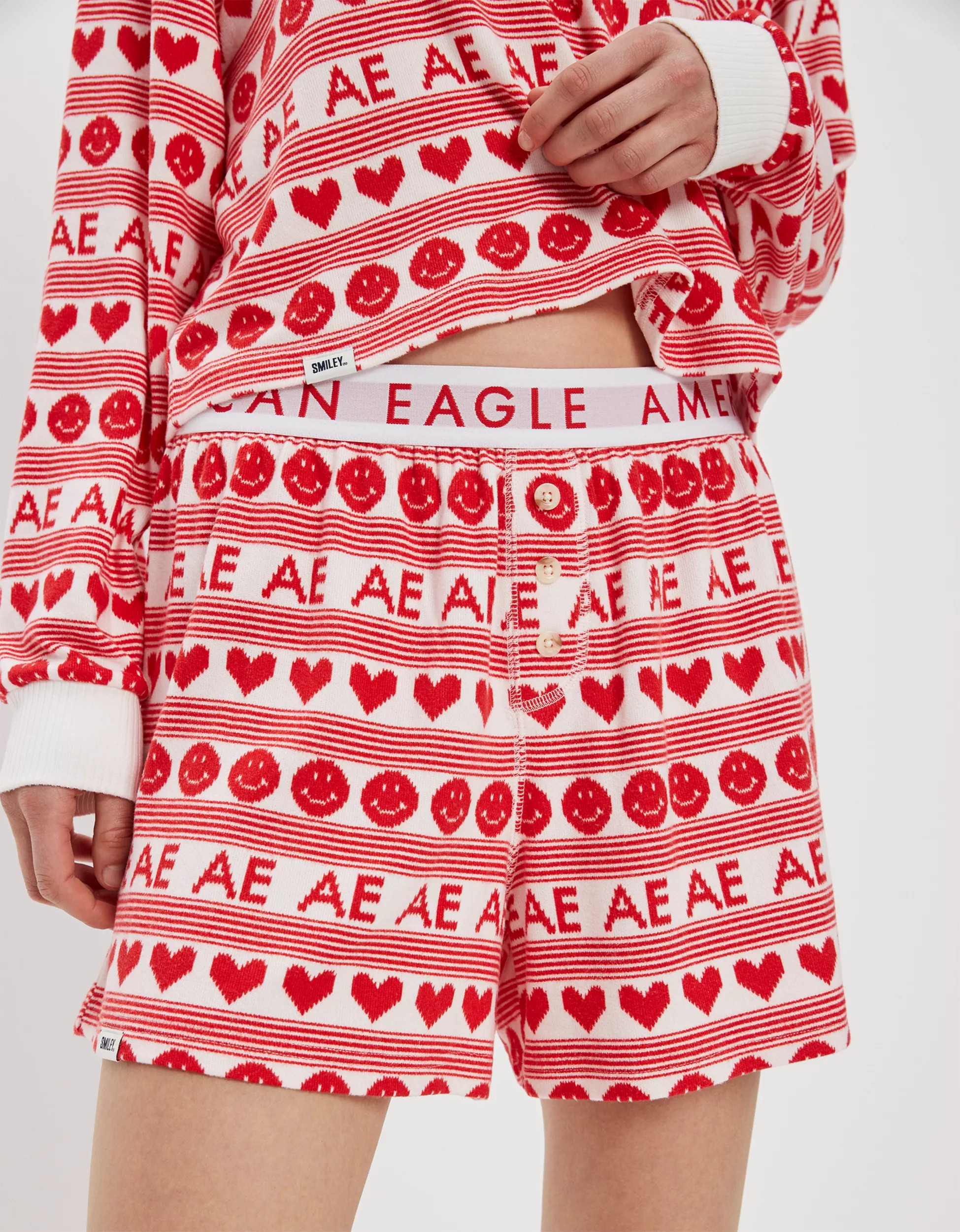 AE Fair Isle Plush PJ Set | American Eagle Outfitters (US & CA)