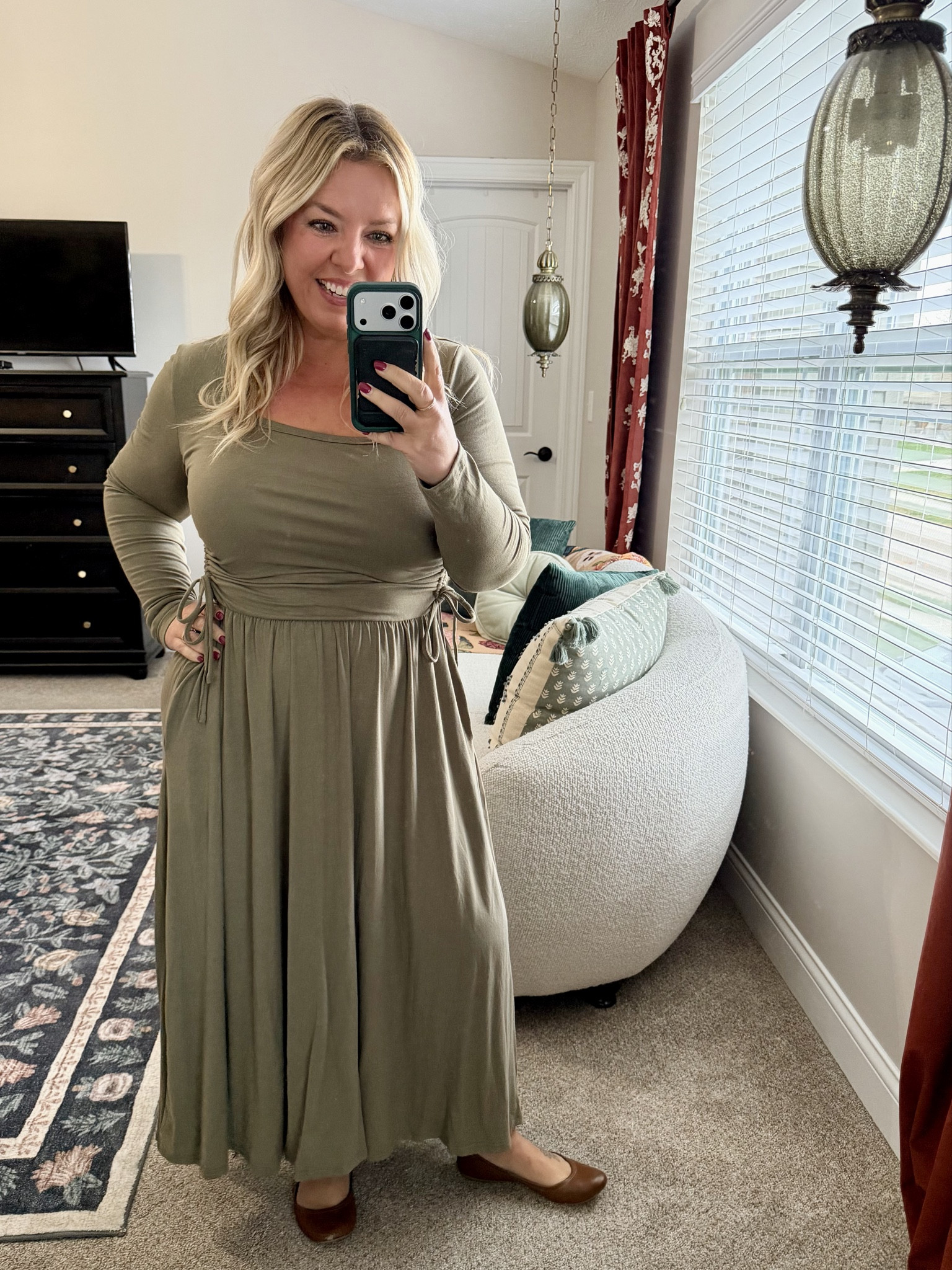 This petite friendly dress comes in lots of colors and I love the adjustable drawstring sides so you can make the waistline hit wherever is most flattering on YOUR body! Wearing my true size lg & I’m 5’2” & its perfect on me!

#LTKPetite #LTKFindsUnder50 #LTKMidsize