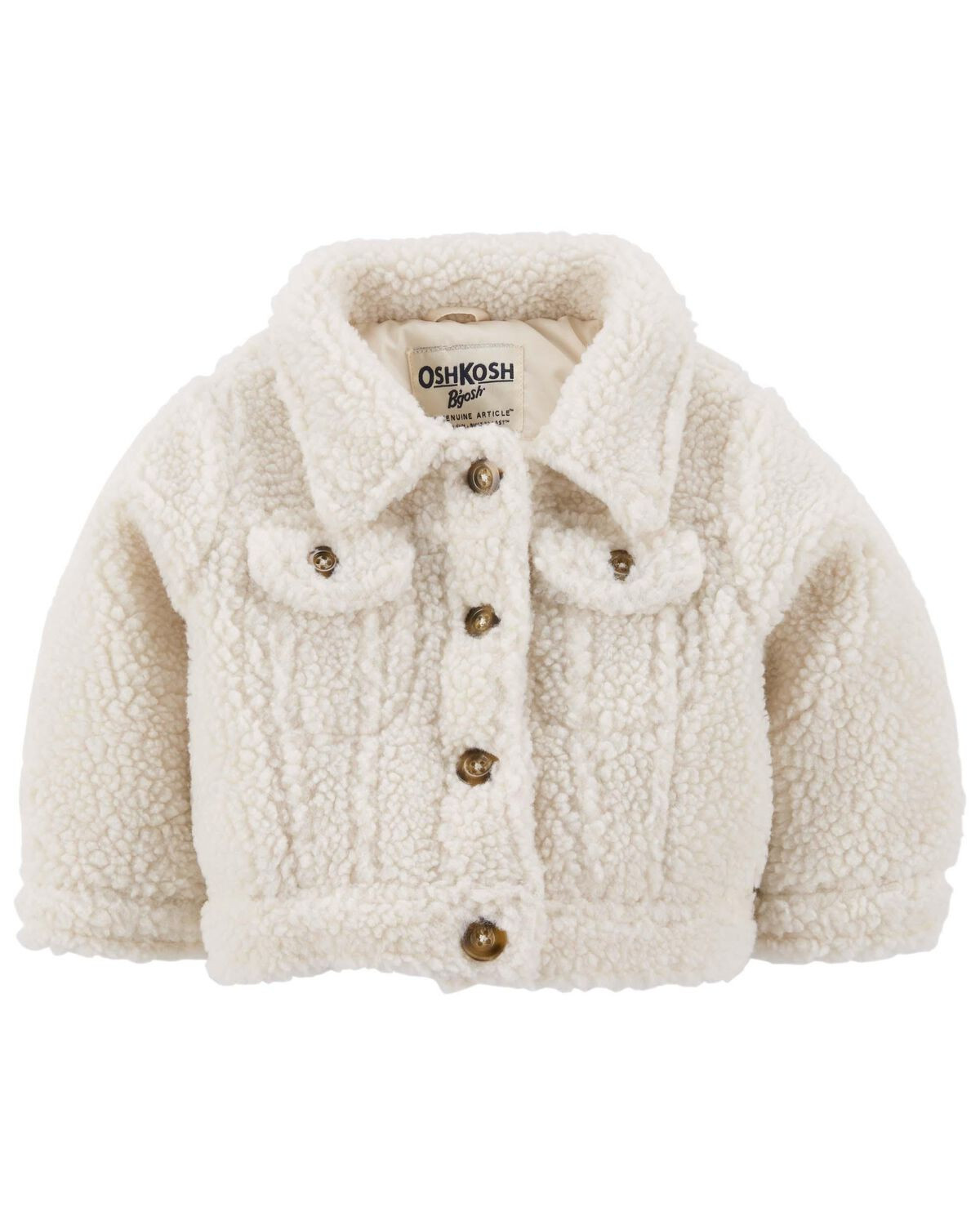 Cream Baby Sherpa Jacket | carters.com | Carter's