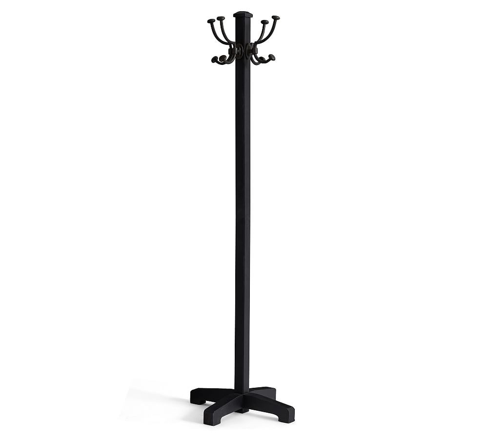 Aubrey Coat Rack - Black | Pottery Barn (US)