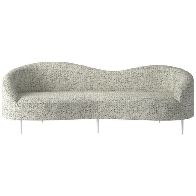 Curvo 96.5" Sofa Hartman Tuxedo | CB2