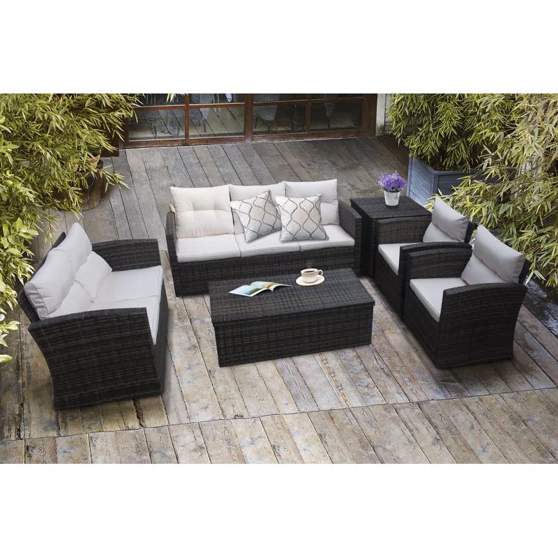 6 Piece Sofa Seating Group with Cushions | Wayfair North America