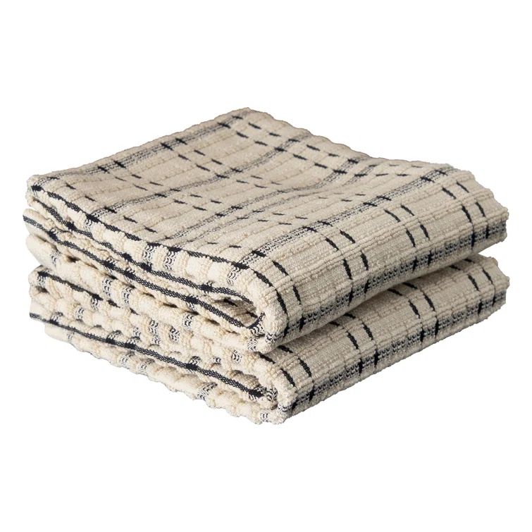 Cotton Plaid Waffle Tea Towel Kitchen Towel | Wayfair North America