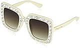 Circus by Sam Edelman CC439 Rocked Out UV Protective Crystal Square Sunglasses | Wear All-Year | Tre | Amazon (US)