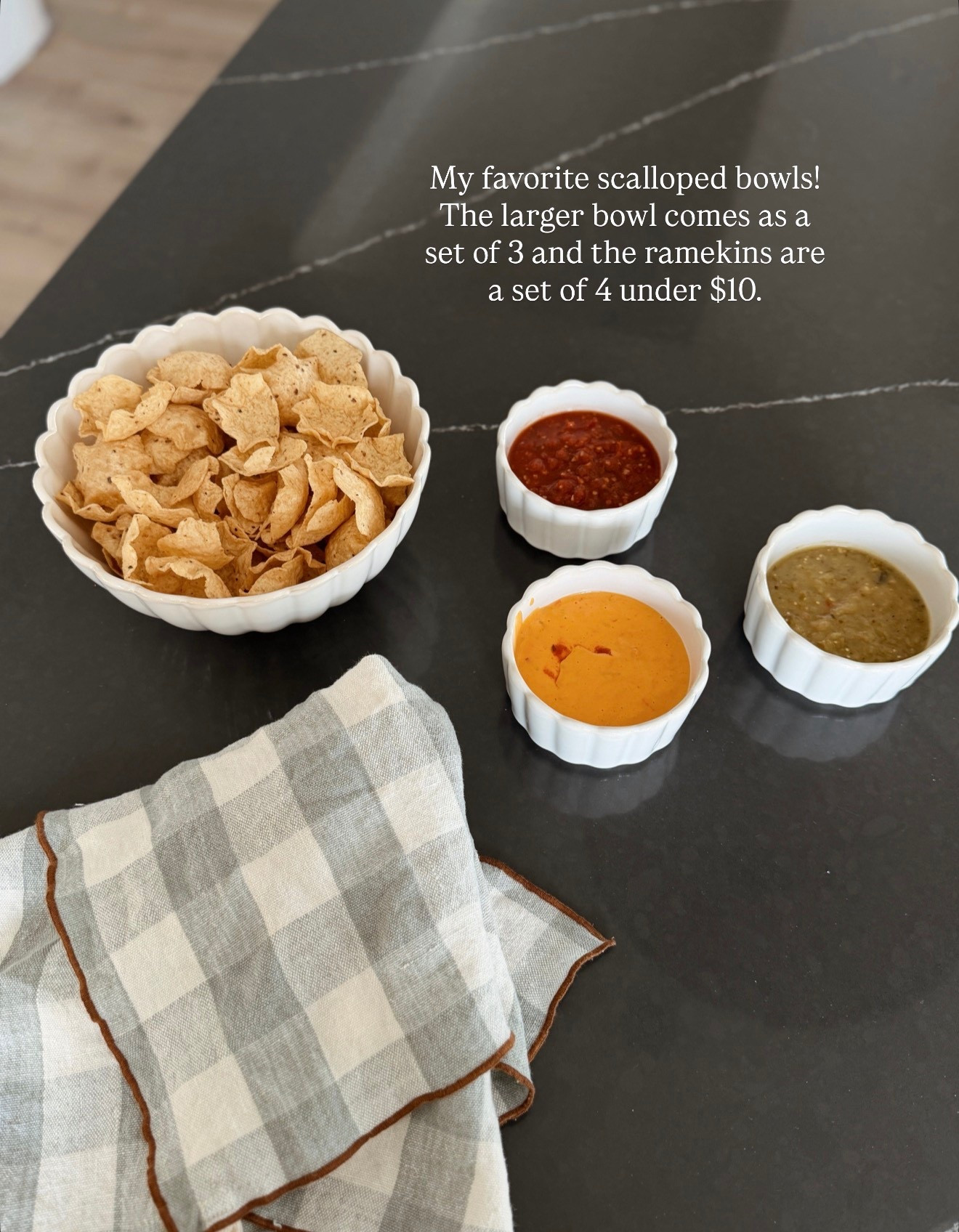 The best Walmart scalloped bowls! I’m obsessed with these and we use them all the time. We also have the matching dinnerware. ￼

#LTKHome