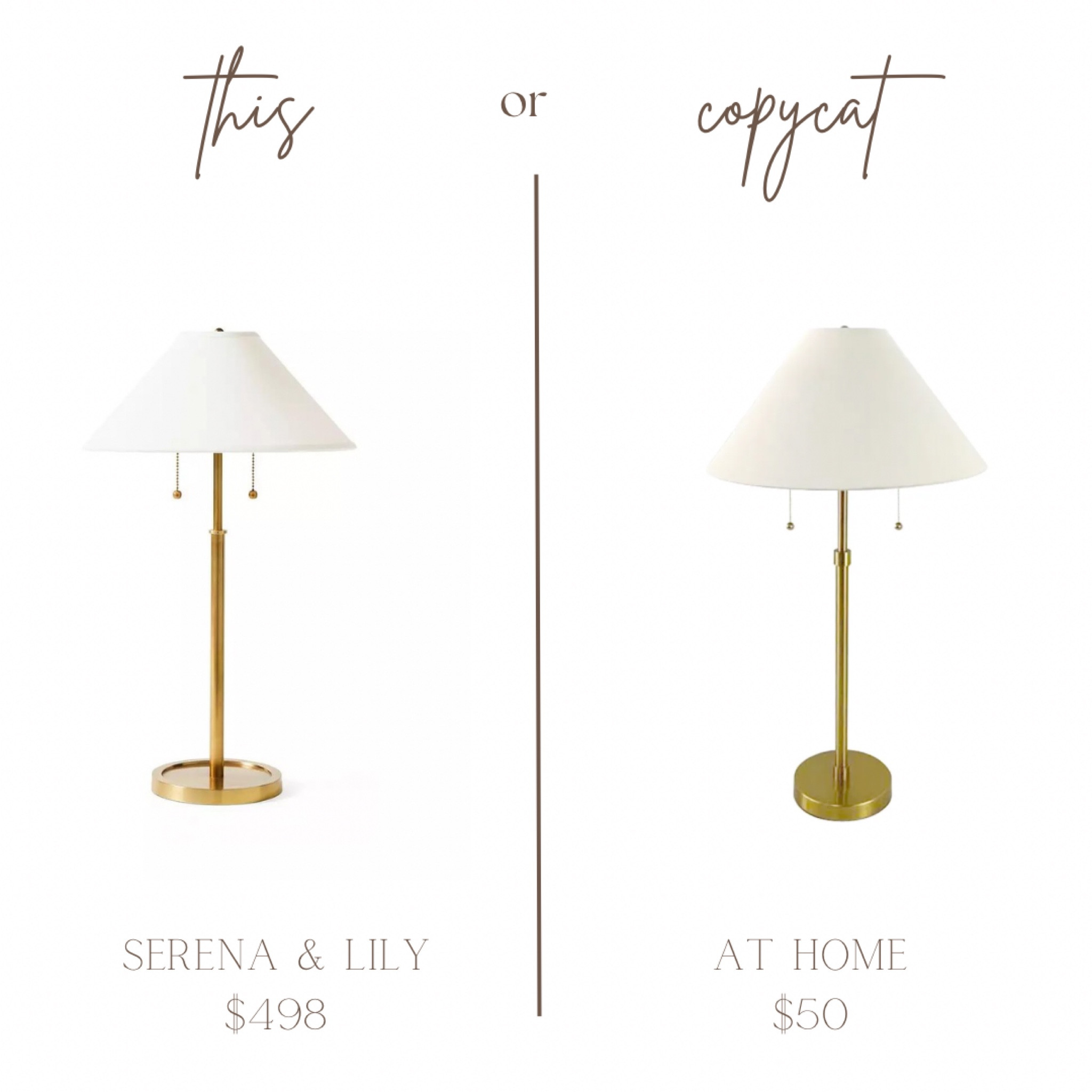 two gorgeous buffet lamp options 🤩

Serena & Lily Brookings Lamp comes in multiple shade colors! 
.
.
.
.
.
#homedecor #diningroom #diningbuffet #buffettable Splurge or save