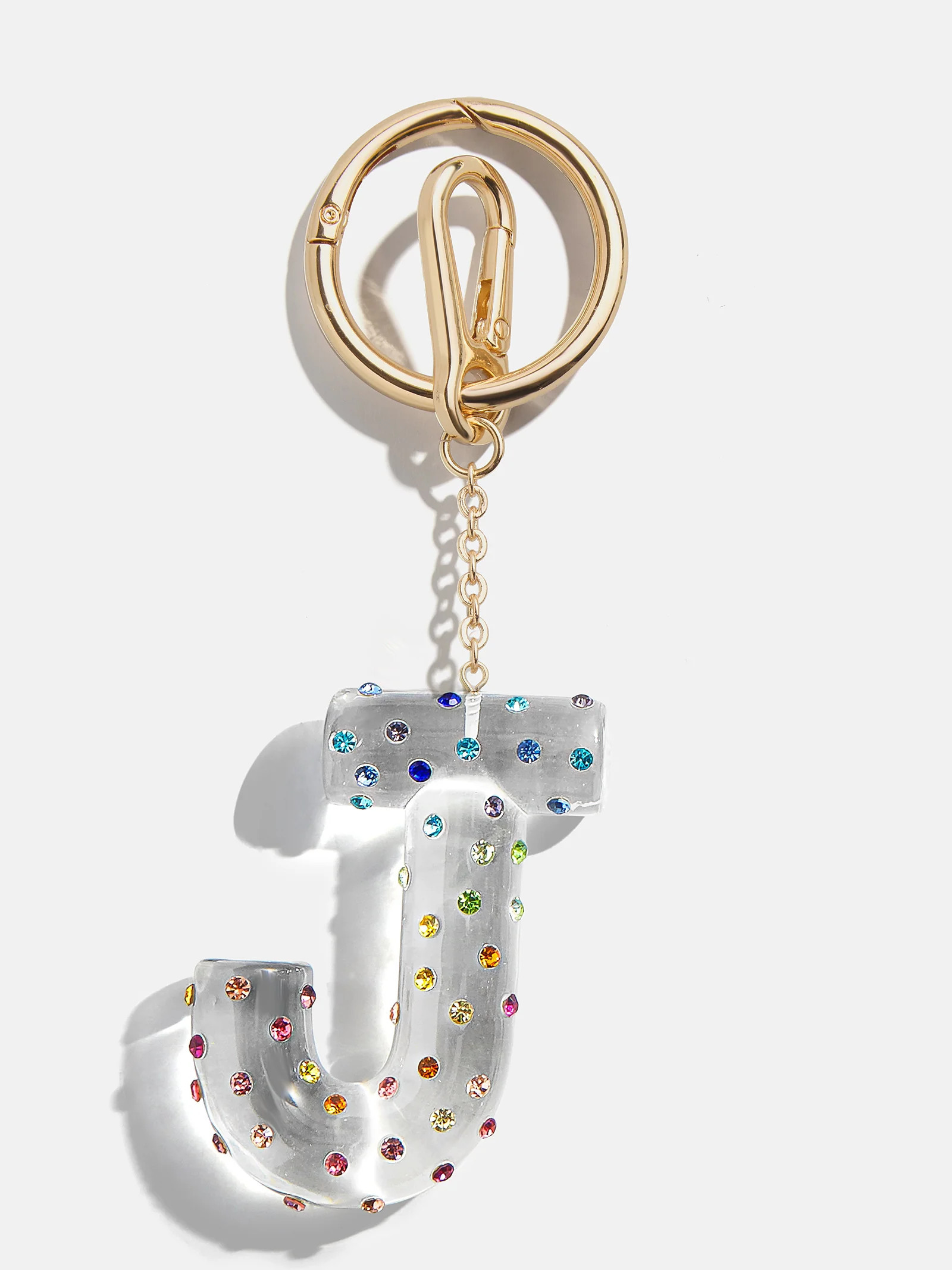 Confetti Initial Bag Charm - Multi - J | BaubleBar