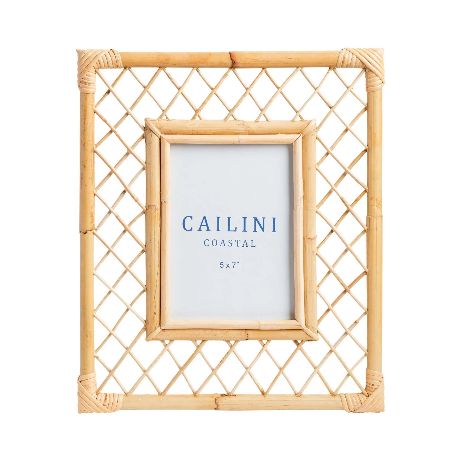 Bar Harbor Lattice Wall Frame | Cailini Coastal