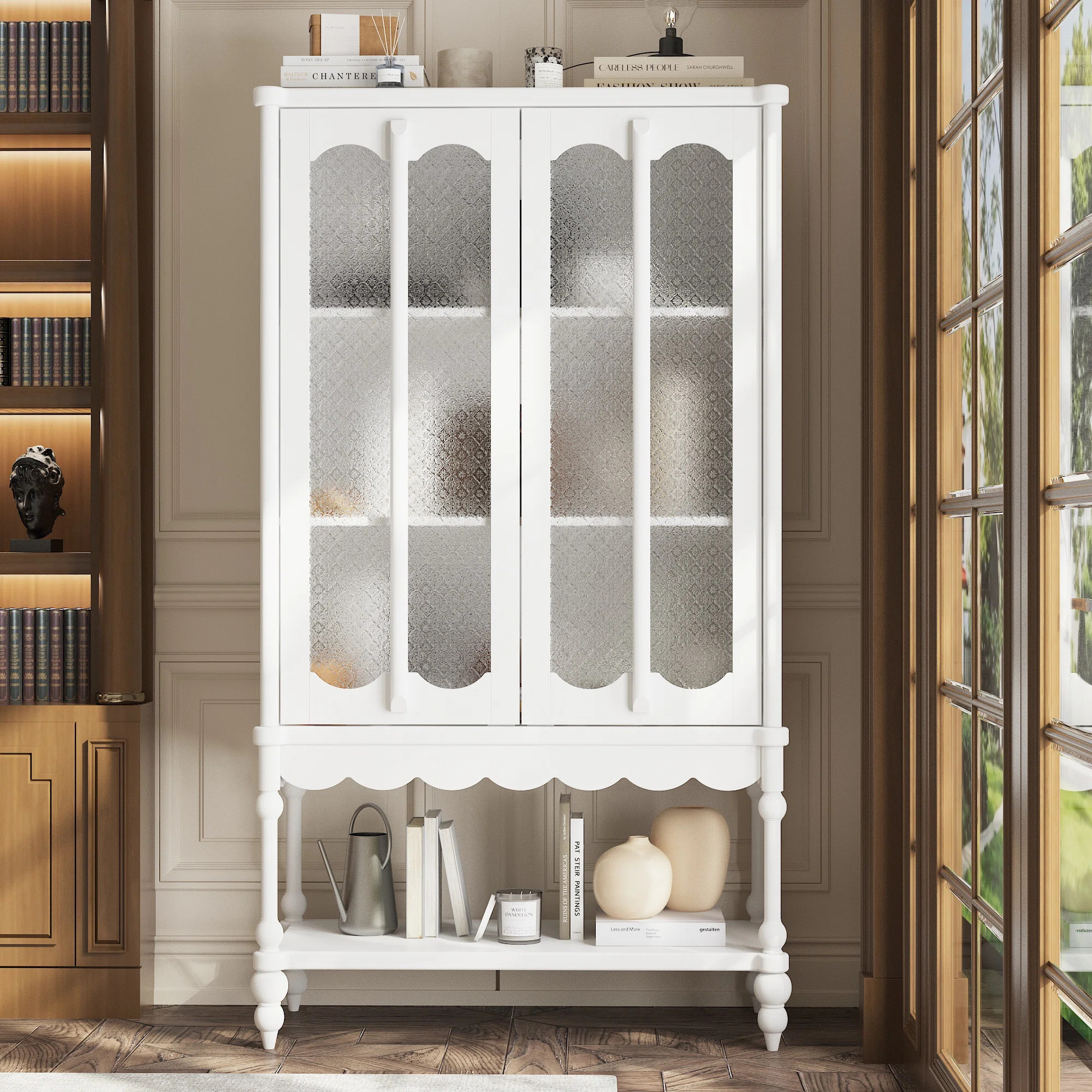 Ophelia & Co. 62.2" H French Pantry Cabinet | Wayfair | Wayfair North America