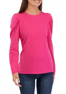 Women's Pleated Shoulder T-Shirt | Belk