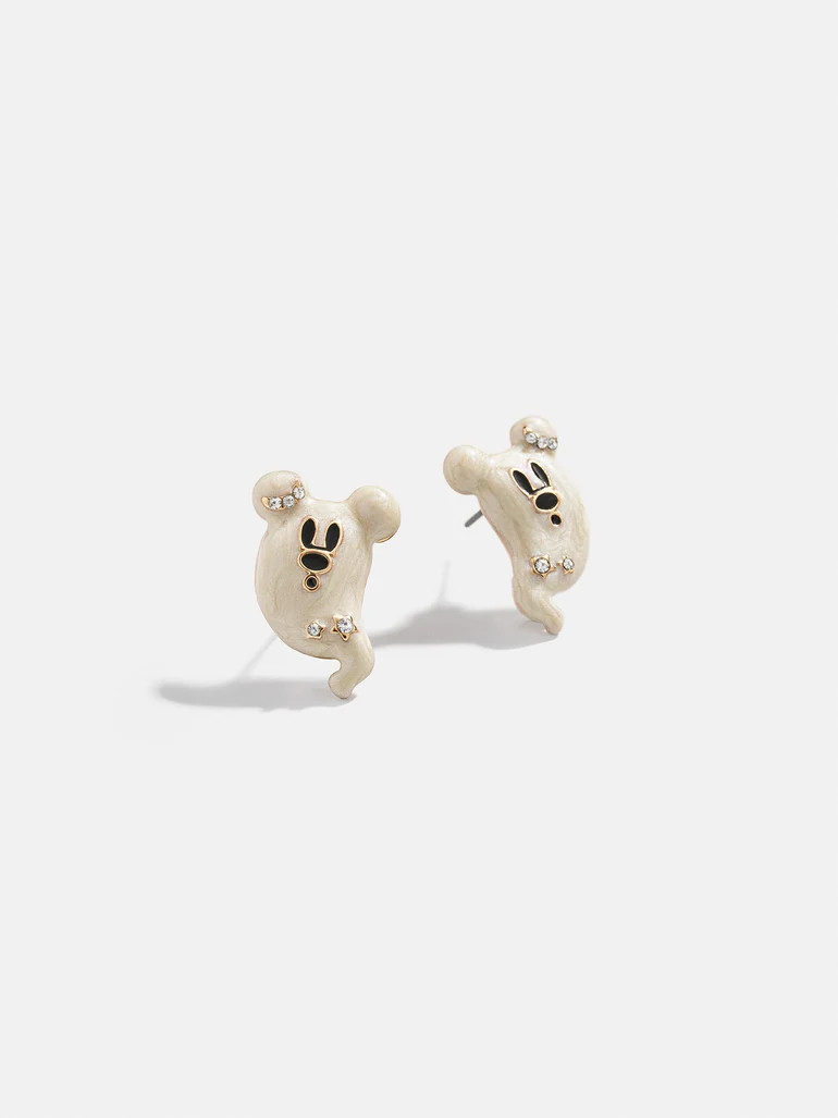 Mickey Mouse Disney Ghost Stud Earrings - Ghost | BaubleBar