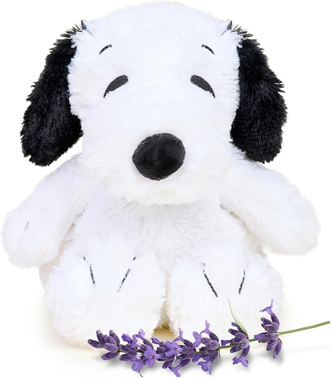 warmies Microwavable & Weighted Stuffed Animals, Snoopy - Heated Stuffed Animal Plushie for Warmt... | Amazon (US)