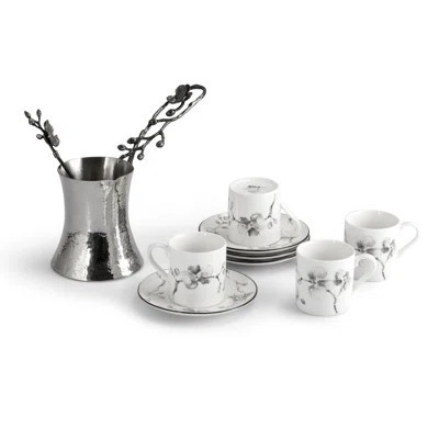 Black Orchid Demitasse Set with Coffee Pot | Wayfair North America