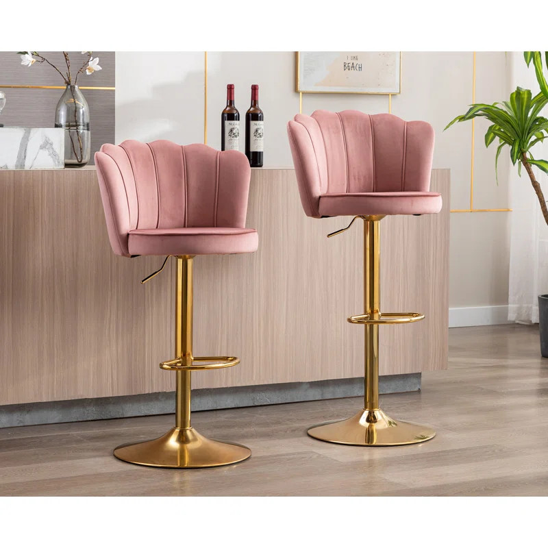Ludka Swivel Adjustable Height Stool | Wayfair North America