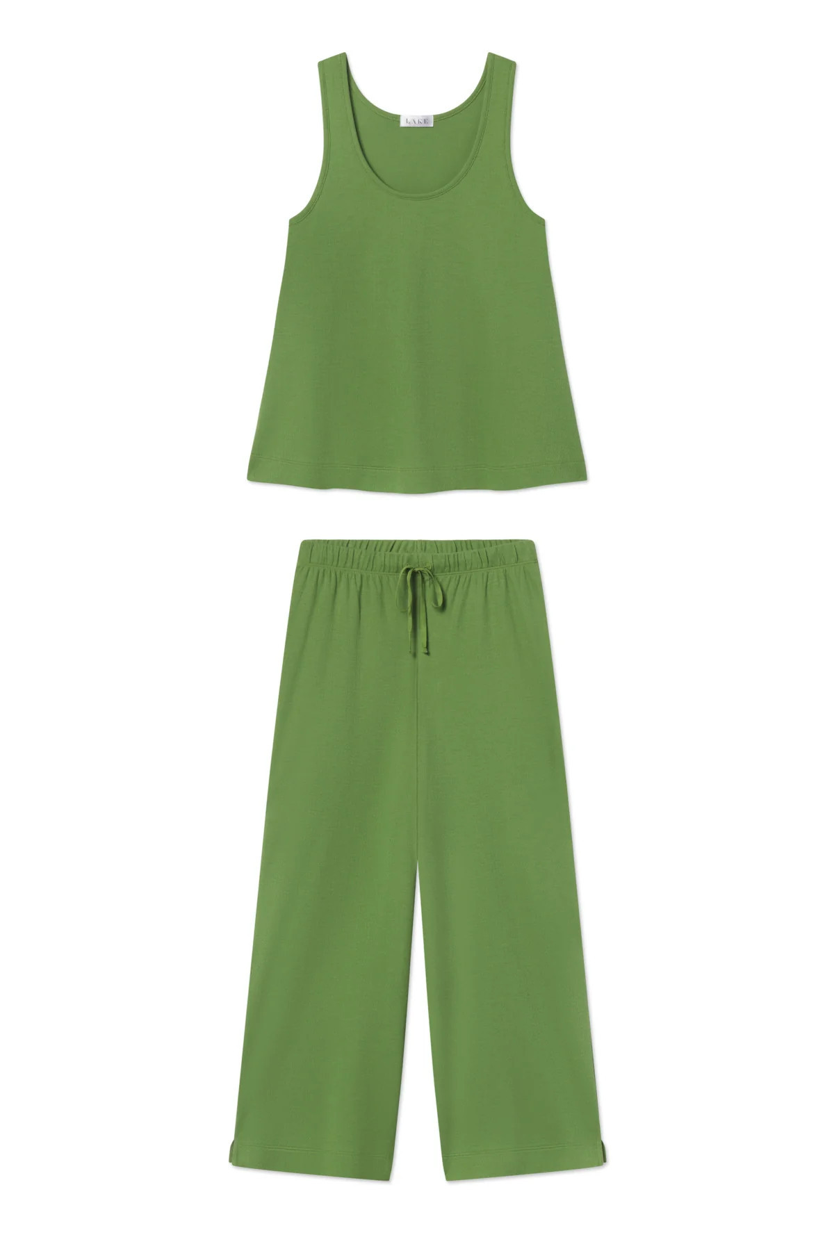 Pointelle Pajama Pants Set in Willow Bough | Lake Pajamas