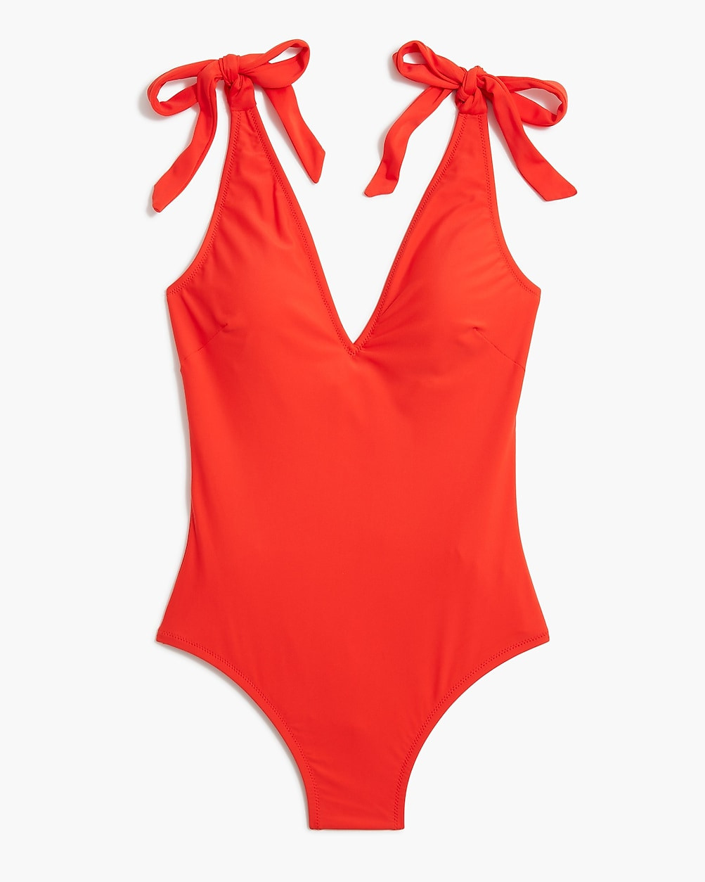 Tie-shoulder swimsuit | J.Crew Factory