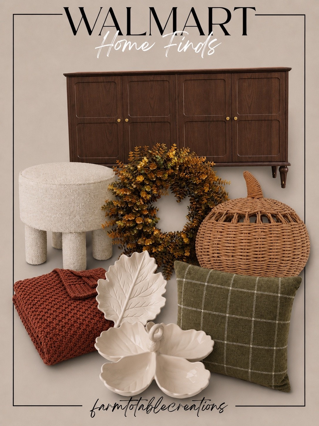 Walmart Home Finds That Look Designer for Less 🤎🍂

If you’re looking to refresh your home for fall, these Walmart finds deliver the perfect mix of cozy textures, rich wood tones, and timeless seasonal accents. From statement furniture to warm decorative pieces, these affordable picks make it easy to create a home that feels elevated, inviting, and beautifully styled all season long.

Follow @farmtotablecreations on Instagram for more cozy home finds and trending seasonal decor.

#LTKHome #WalmartFinds #WalmartHome #FallDecor #CozyHome #HomeDecor #AffordableHomeDecor #NeutralDecor #AutumnHome #SeasonalStyling #ModernFarmhouse #FarmToTableCreations

#LTKSeasonal #LTKHome #LTKSaleAlert