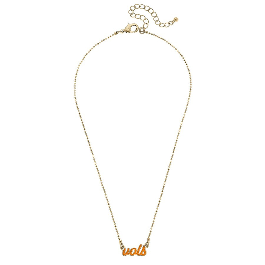 Tennessee Volunteers CANVAS Style Women's Enamel Script Necklace | Fanatics