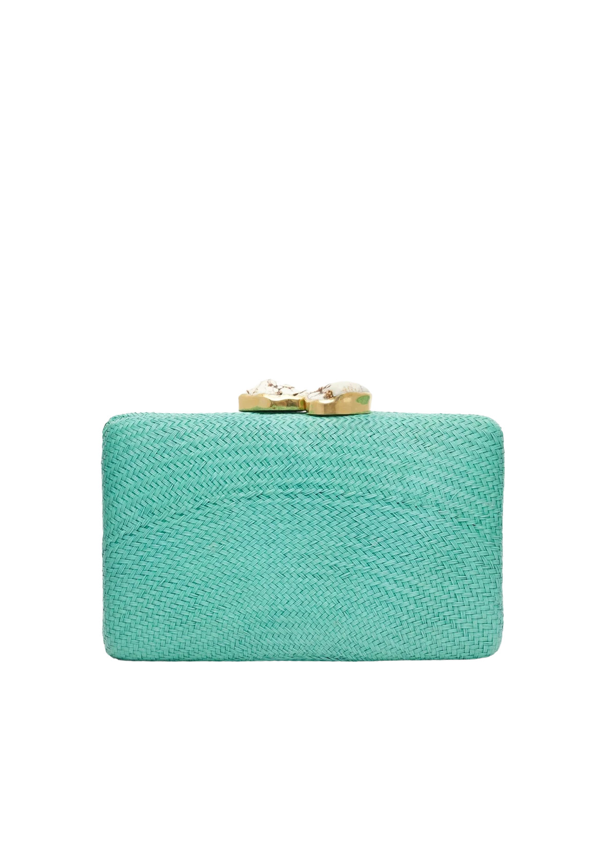 Jen Clutch with White Stone | Over The Moon