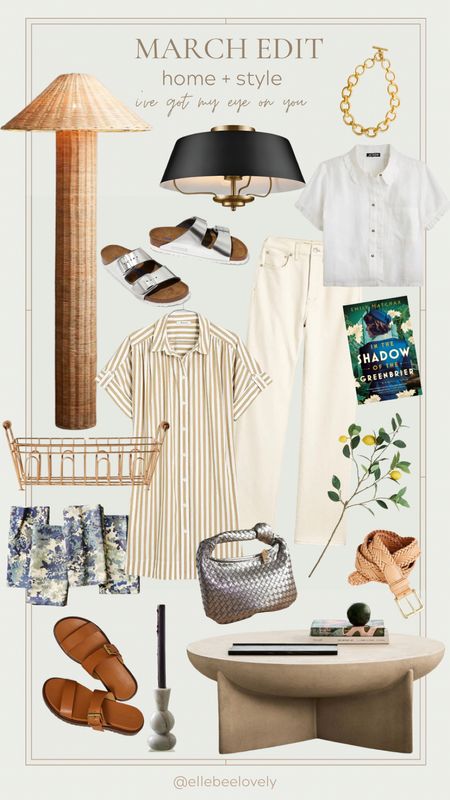 The March Edit ~ things that caught my eye.
.
.
.
Spring, spring decor, spring style, spring sandals, spring dresses, home decor, books

#LTKGiftGuide #LTKSeasonal #LTKstyletip