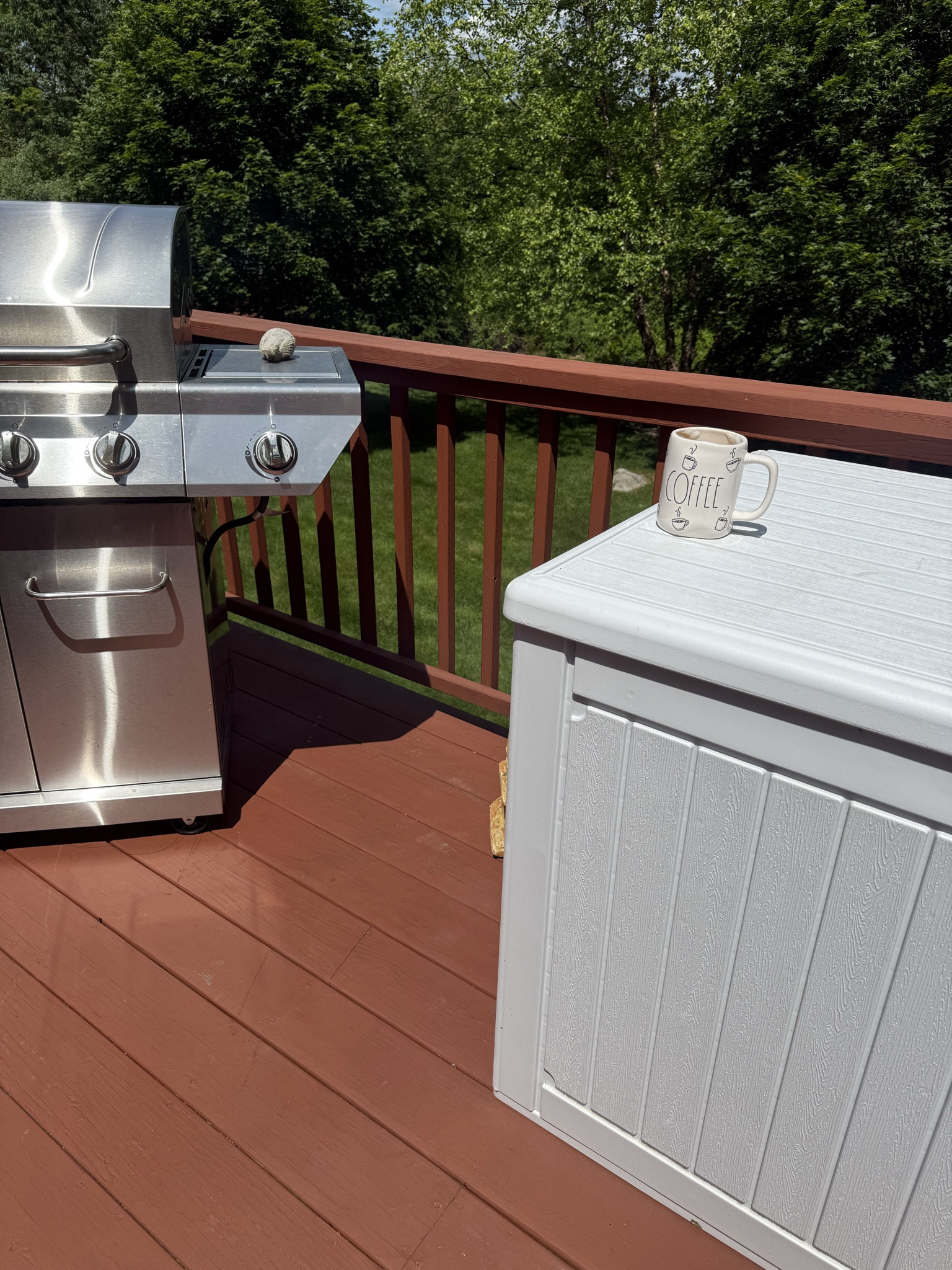 Having a chest to store all the pool toys, pillows, and other outdoor accessories is a must. This one from lowes is perfect. It keeps everything dry and clean while looking chic on the deck. 

#LTKSwim #LTKSeasonal #LTKHome