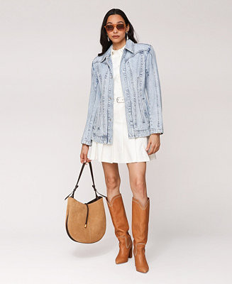 Women's Corset Seamed Long Sleeve Jacket | Macy's