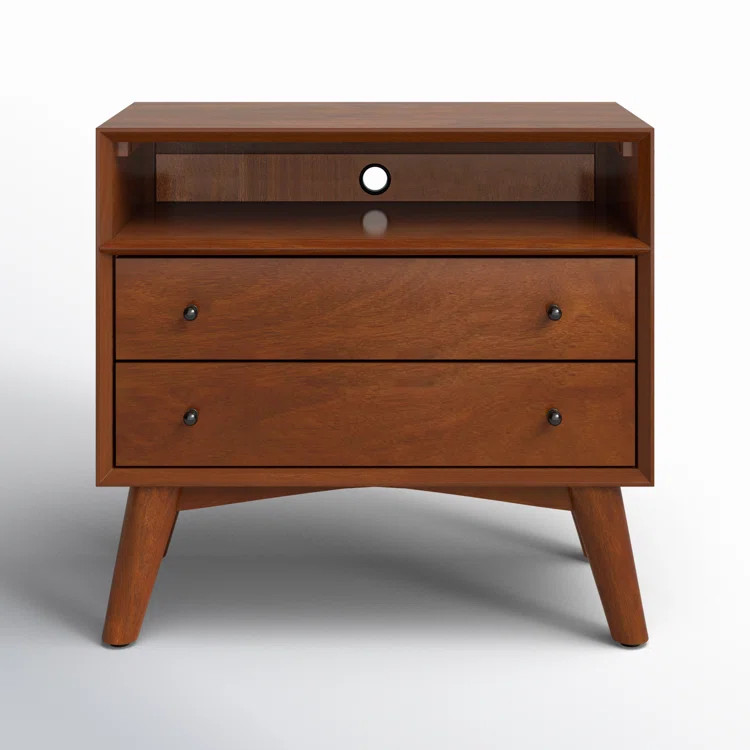 Williams 2-Drawer Nightstand with Shelf | AllModern