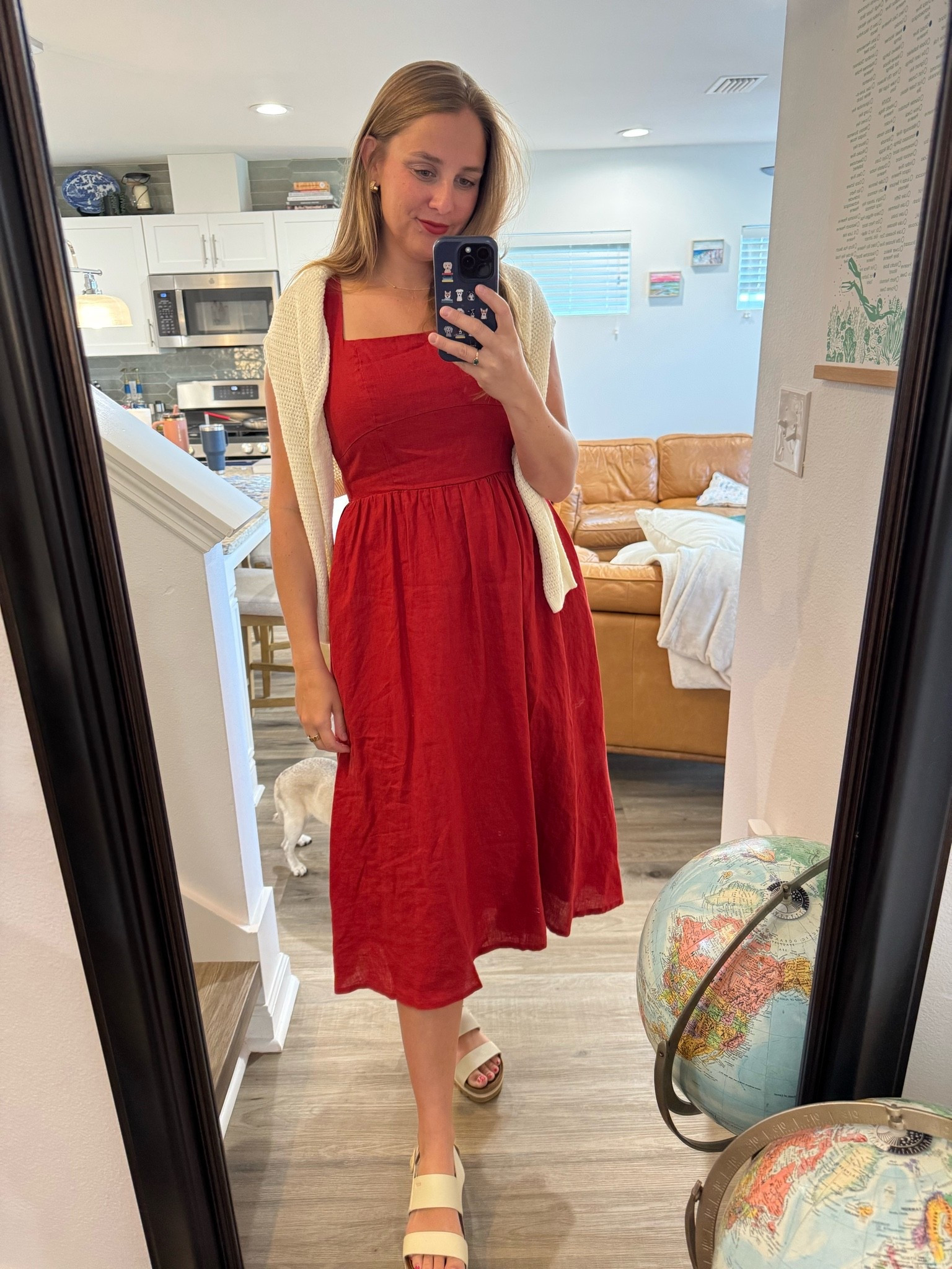 Quince Red Dress