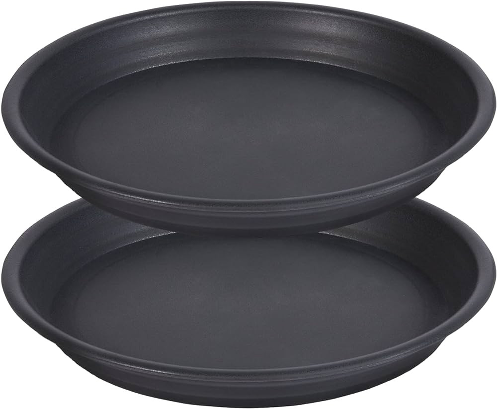 SAUCERHOME Plant Saucer Tray 16 inch, 2 Pack 17 inch Plastic Large Flower Planter Plant Pot Sauce... | Amazon (US)