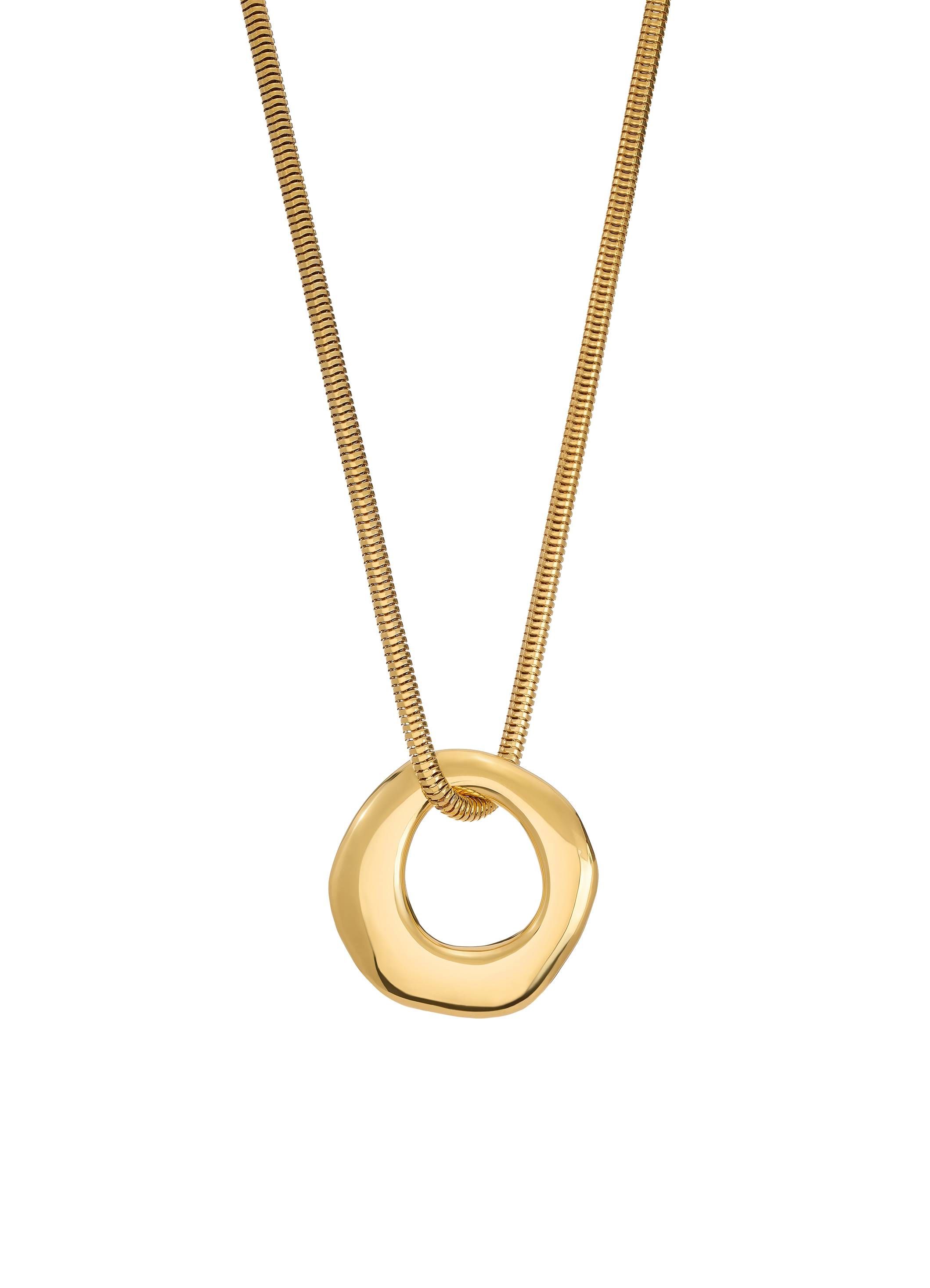 Christina Caruso Circle Pendant Necklace | St. John Knits