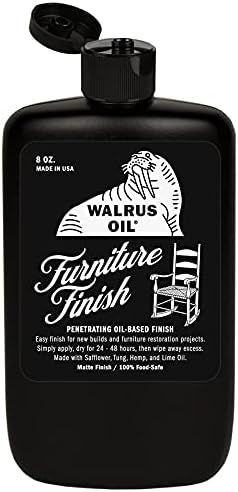 Walrus Oil - Furniture Finish, Polymerizing Safflower Oil, Tung Oil, and Hemp Seed Oil - for Hardwoo | Amazon (US)