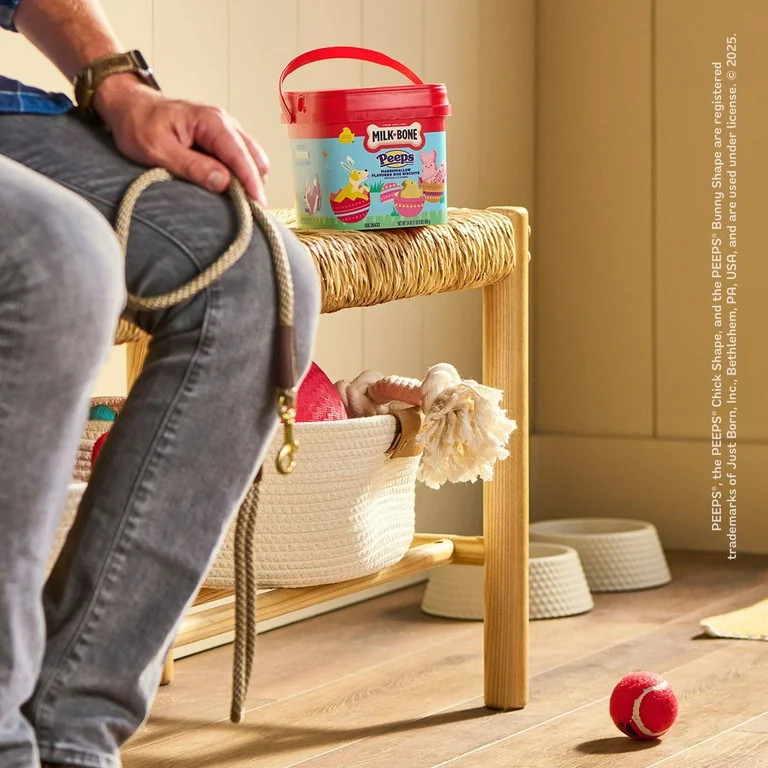 Milk-Bone Peeps Marshmallow Flavor Small Biscuit Dog Treats, 22 oz | Walmart (US)