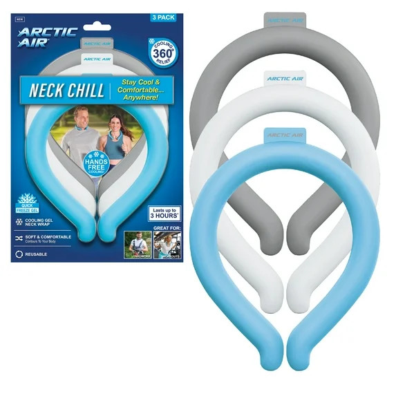 Arctic Air® Neck Chill Gel Neck Wrap for Cooling, Portable Hands-Free Comfort, Reusable | Walmart (US)