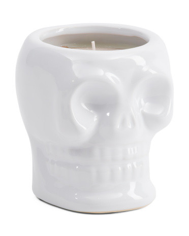 14oz Vanilla Scented Skull Candle | TJ Maxx