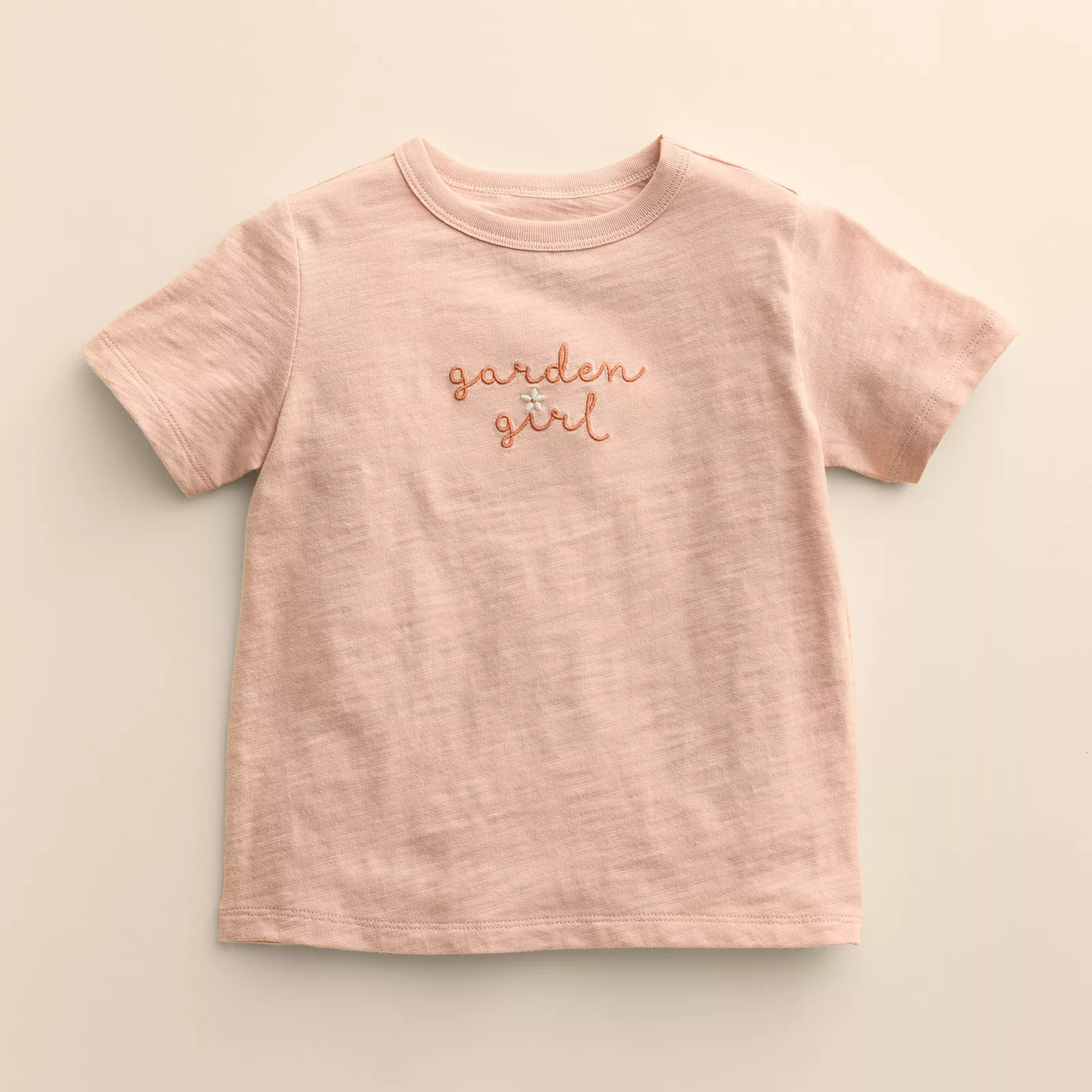 Kids 4-12 Little Co. By Lauren Conrad Organic Core Tee, Girl's, Size: 5, Pink Garden | Kohl's