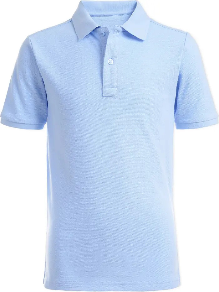 Kids' Solid Cotton Piqué Knit Polo | Nordstrom Rack
