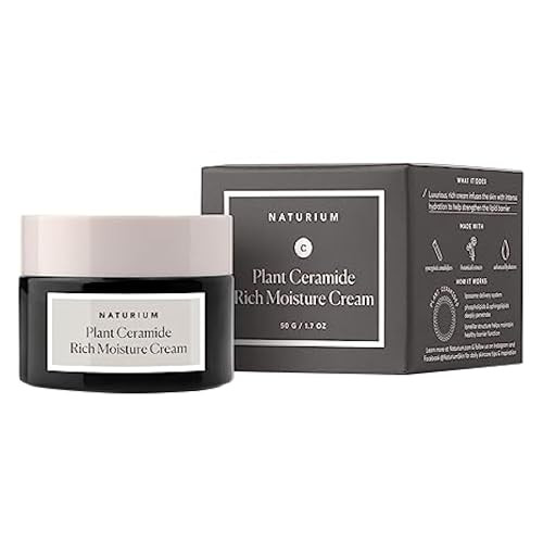 Naturium Plant Ceramide Rich Moisture Cream, Face Moisturizer, 1.7 oz | Rich Ceramide Face Cream with Plant-Derived Ceramides, Helps Support the Moisture Barrier, for Dry & Sensitive Skin | Amazon (US)