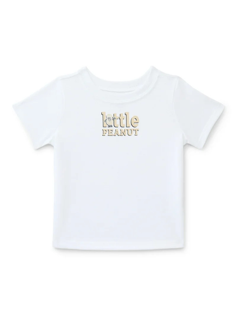 Wonder Nation Baby Boy Short Sleeve Graphic T-Shirt, Sizes 0-24 Months | Walmart (US)