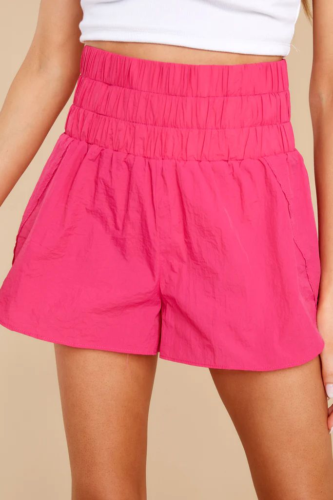 Can't Hold Me Back Hot Pink Shorts | Red Dress 