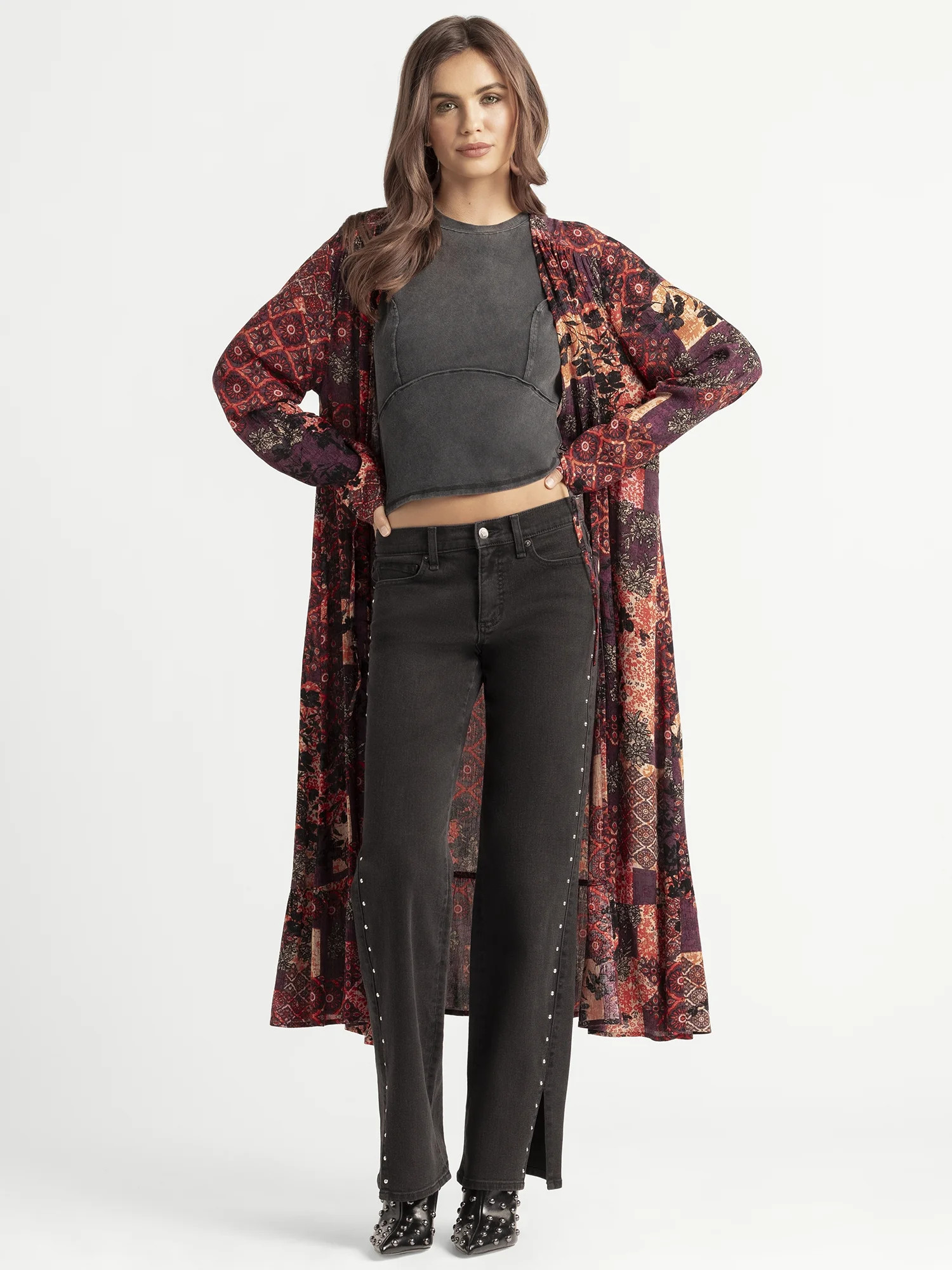 Jessica Simpson Women's Hardin Kimono, Sizes S-XL - Walmart.com | Walmart (US)